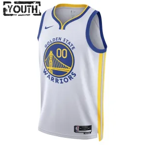 Nike Golden State Warriors Jonathan Kuminga 00 Trikot Association Edition Swingman Weiß Für Kinder