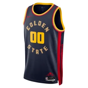 Nike Golden State Warriors Jonathan Kuminga Trikot City Edition 24/25 Swingman Navy Für Herren