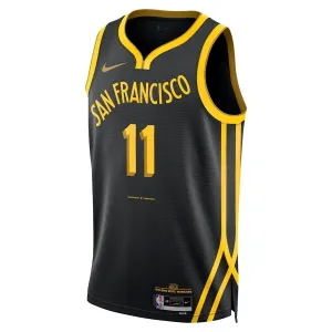 Nike Golden State Warriors Klay Thompson Trikot City Edition 23/24 Swingman Schwarz Für Herren