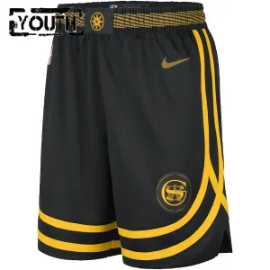 Nike Golden State Warriors Shorts City Edition 23/24 Swingman Für Kinder