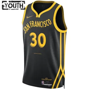 Nike Golden State Warriors Stephen Curry Trikot City Edition 23/24 Swingman Für Kinder