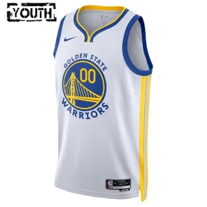 Nike Golden State Warriors Trikot Personalisiert Association Edition Swingman Weiß Für Kinder