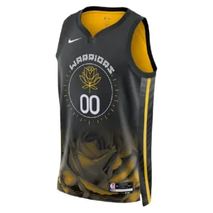 Nike Golden State Warriors Trikot Personalisiert City Edition 22/23 Swingman Schwarz Für Herren