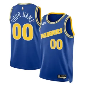 Nike Golden State Warriors Trikot Personalisiert Classic Edition 22/23 Swingman Blau Für Herren