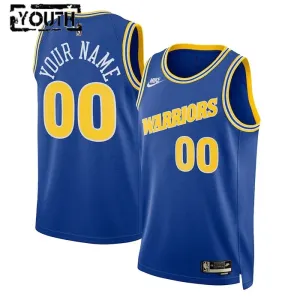 Nike Golden State Warriors Trikot Personalisiert Classic Edition 22/23 Swingman Blau Für Kinder
