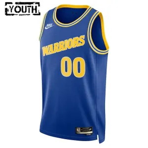 Nike Golden State Warriors Trikot Personalisiert Classic Edition 22/23 Swingman Blau Für Kinder