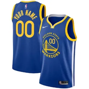 Nike Golden State Warriors Trikot Personalisiert Icon Edition Swingman Blau Für Herren