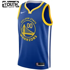 Nike Golden State Warriors Trikot Personalisiert Icon Edition Swingman Blau Für Kinder