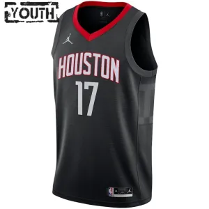 Jordan Houston Rockets Dennis Schroder 17 Trikot Statement Edition Swingman Schwarz Für Kinder