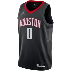 Jordan Houston Rockets Jalen Green 0 Trikot Statement Edition Swingman Schwarz Für Herren