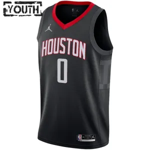 Jordan Houston Rockets Jalen Green 0 Trikot Statement Edition Swingman Schwarz Für Kinder