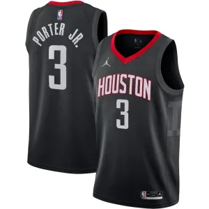 Jordan Houston Rockets Kevin Porter JR 3 Trikot Statement Edition Swingman Schwarz Für Herren