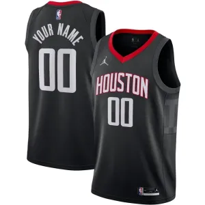 Jordan Houston Rockets Trikot Personalisiert Statement Edition Swingman Schwarz Für Herren