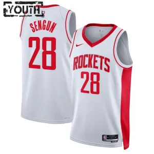 Nike Houston Rockets Alperen Sengun 28 Trikot Association Edition Swingman Weiß Für Kinder