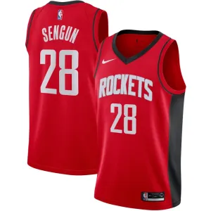 Nike Houston Rockets Alperen Sengun 28 Trikot Icon Edition Swingman Rot Für Herren
