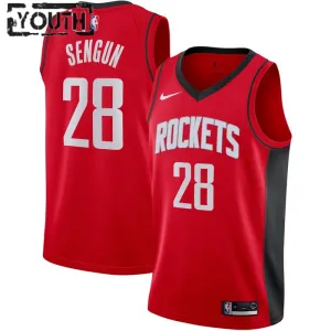 Nike Houston Rockets Alperen Sengun 28 Trikot Icon Edition Swingman Rot Für Kinder