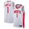 Nike Houston Rockets Jabari Smith JR 1 Trikot Association Edition Swingman Weiß Für Herren