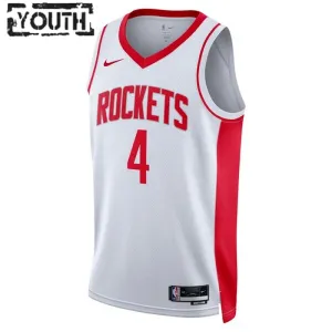Nike Houston Rockets Jalen Green 0 Trikot Association Edition Swingman Weiß Für Kinder