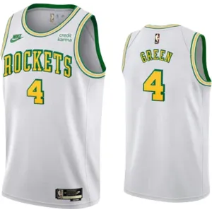 Nike Houston Rockets Jalen Green 0 Trikot Classic Edition 22/23 Swingman Weiß Für Herren