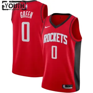 Nike Houston Rockets Jalen Green 0 Trikot Icon Edition Swingman Rot Für Kinder