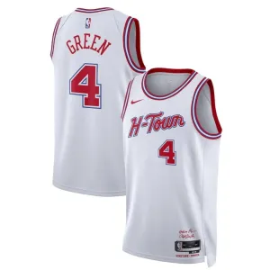 Nike Houston Rockets Jalen Green 4 Trikot City Edition 23/24 Swingman Weiß Für Herren