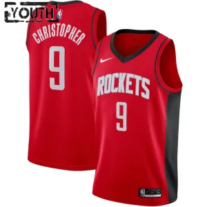 Nike Houston Rockets Josh Christopher 9 Trikot Icon Edition Swingman Rot Für Kinder