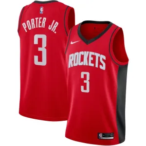 Nike Houston Rockets Kevin Porter JR 3 Trikot Icon Edition Swingman Rot Für Herren