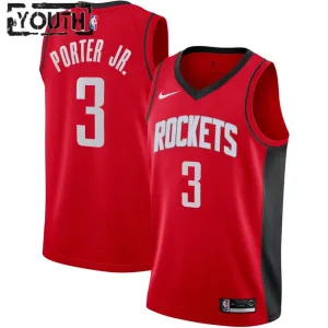 Nike Houston Rockets Kevin Porter JR 3 Trikot Icon Edition Swingman Rot Für Kinder