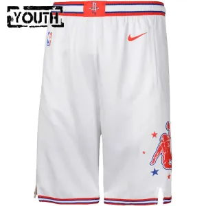 Nike Houston Rockets Shorts City Edition 23/24 Swingman Für Kinder