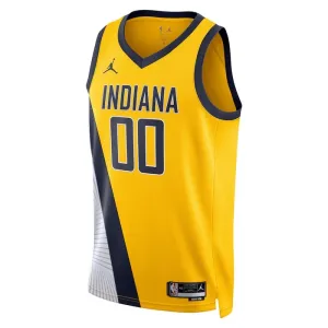 Jordan Indiana Pacers Bennedict Mathurin 00 Trikot Statement Edition Swingman Navy Für Herren