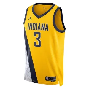 Jordan Indiana Pacers Chris Duarte 3 Trikot Statement Edition Swingman Navy Für Herren
