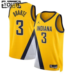 Jordan Indiana Pacers Chris Duarte 3 Trikot Statement Edition Swingman Navy Für Kinder