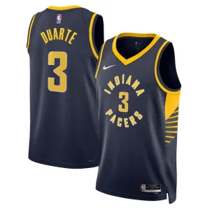 Nike Indiana Pacers Chris Duarte 3 Trikot Icon Edition Swingman Navy Für Herren