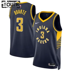 Nike Indiana Pacers Chris Duarte 3 Trikot Icon Edition Swingman Navy Für Kinder