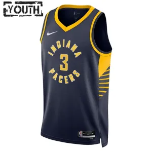 Nike Indiana Pacers Chris Duarte 3 Trikot Icon Edition Swingman Navy Für Kinder
