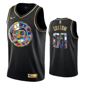 Nike Indiana Pacers Diamond Edition Trikot Personalisiert Swingman Schwarz Für Herren