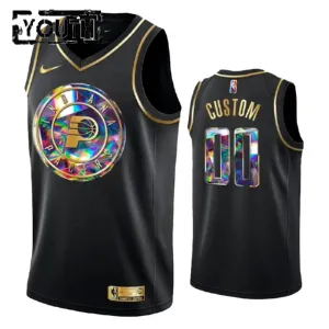 Nike Indiana Pacers Diamond Edition Trikot Personalisiert Swingman Schwarz Für Kinder