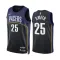 Nike Indiana Pacers Jalen Smith 25 Black Trikot City Edition 22/23 Swingman Navy Für Herren
