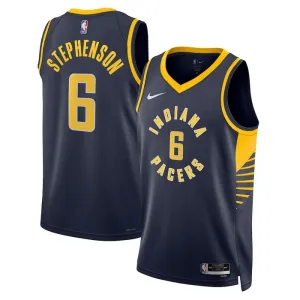 Nike Indiana Pacers Lance Stephenson 6 Trikot Icon Edition Swingman Navy Für Herren