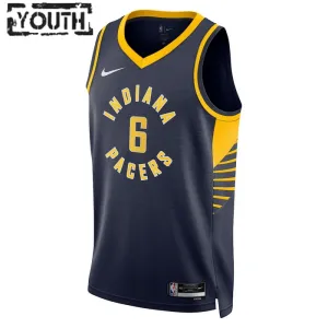 Nike Indiana Pacers Lance Stephenson 6 Trikot Icon Edition Swingman Navy Für Kinder