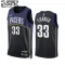 Nike Indiana Pacers Myles Turner 33 Black Trikot City Edition 22/23 Swingman Navy Für Kinder