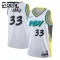 Nike Indiana Pacers Myles Turner Trikot City Edition 24/25 Swingman Weiß Für Kinder