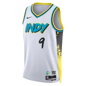 Nike Indiana Pacers TJ McConnell Trikot City Edition 24/25 Swingman Weiß Für Herren
