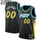 Nike Indiana Pacers Trikot Personalisiert City Edition 23/24 Swingman Schwarz Für Kinder
