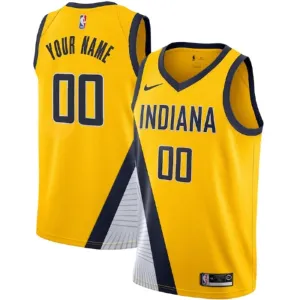 Nike Indiana Pacers Trikot Personalisiert Statement Edition Swingman Gelb Für Herren