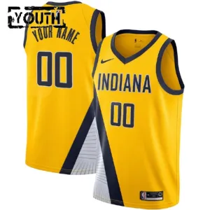 Nike Indiana Pacers Trikot Personalisiert Statement Edition Swingman Gelb Für Kinder