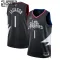 Jordan LA Clippers Reggie Jackson 1 Trikot Statement Edition Swingman Schwarz Für Kinder