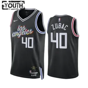 Nike LA Clippers Ivica Zubac 40 Trikot City Edition 22/23 Swingman Schwarz Für Kinder Nike LA Clippers Ivica Zubac 40 Trikot City Edition 22/23 Swingman Schwarz Für Kinder