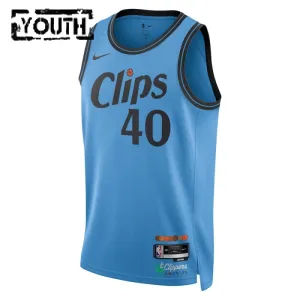 Nike LA Clippers Ivica Zubac Trikot City Edition 24/25 Swingman Blau Für Kinder