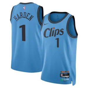 Nike LA Clippers James Harden Trikot City Edition 24/25 Swingman Blau Für Herren